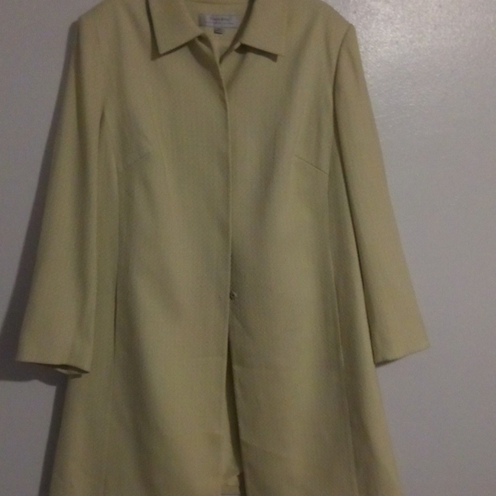 Long Jacket/ Slacks Ck With Lining - image 1